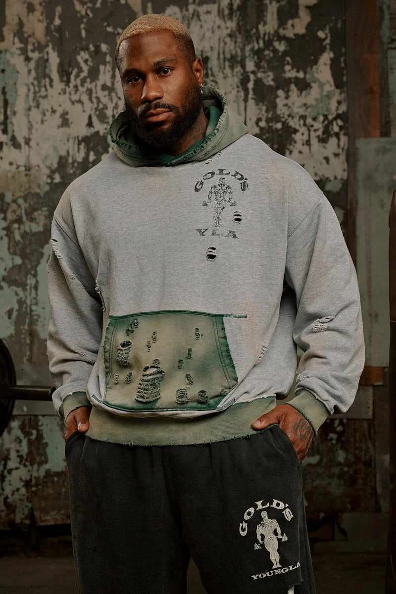 Gold's Iron Legacy Distress Hoodies