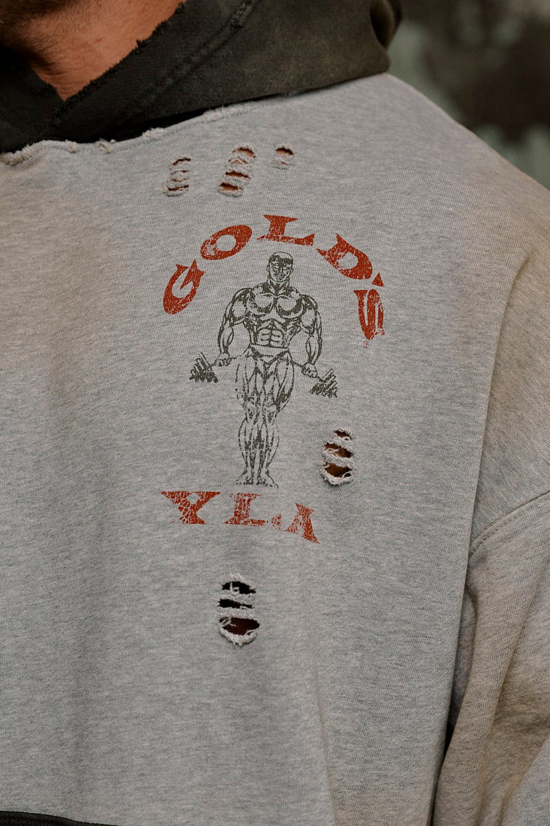 Gold's Iron Legacy Distress Hoodies