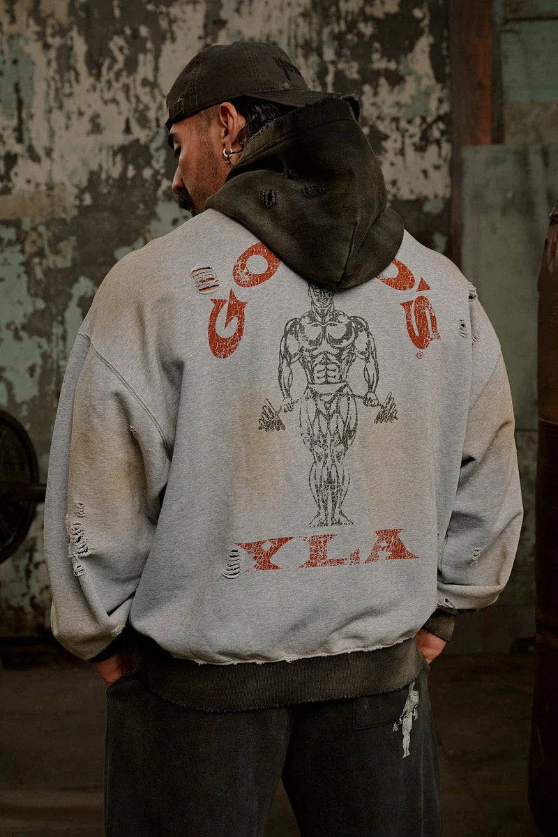 Gold's Iron Legacy Distress Hoodies