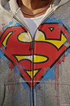 Superman Drip Zip-Ups